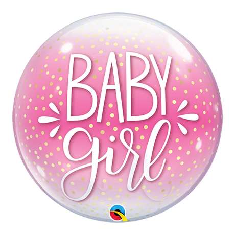 Baby Girl Bubble Balloon