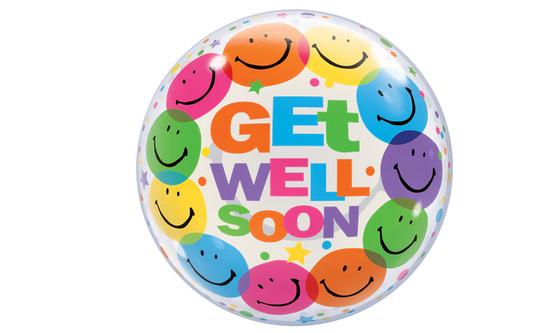 Get Well Bubble Balloon