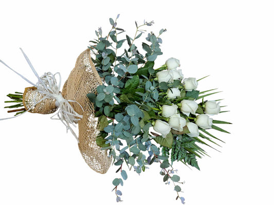 White Dozen Roses
