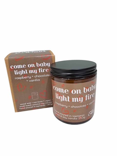 Come on baby light my fire candle