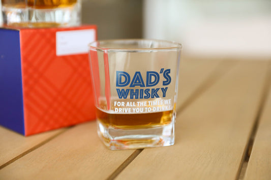 Dads whisky Glass