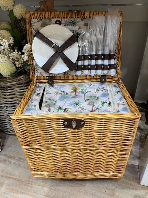 Picnic Hamper basket on wheels
