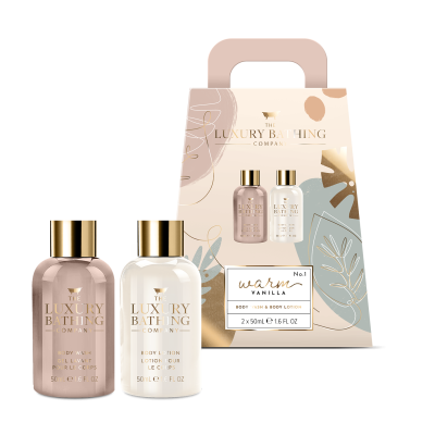The Luxury Bathing Company Warm Vanilla Small duo