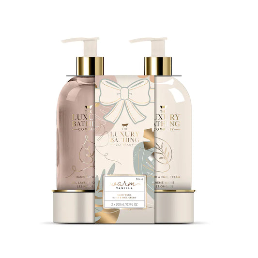The Luxury Bathing Company Warm Vanilla Hand Care Duo
