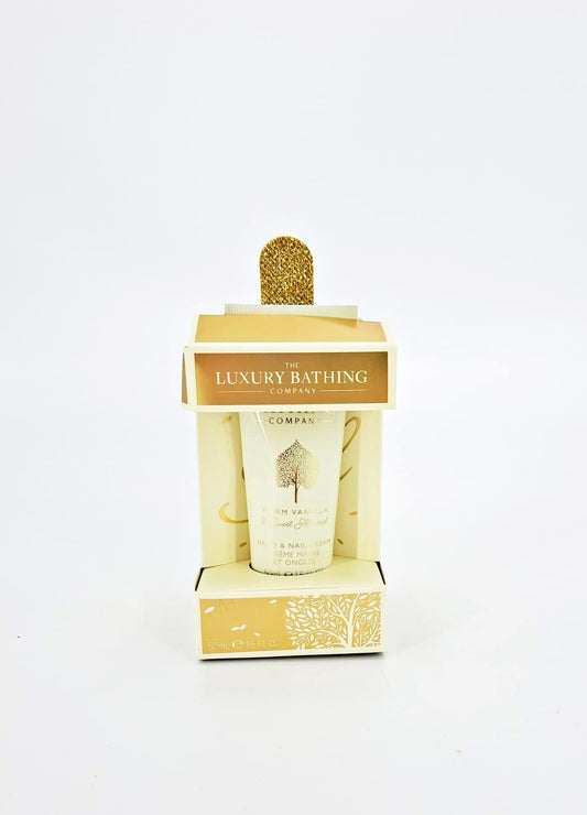 The Luxury Bathing Company 50ml Hand Nail Lotion Cream Set/Dry Skin Vanilla