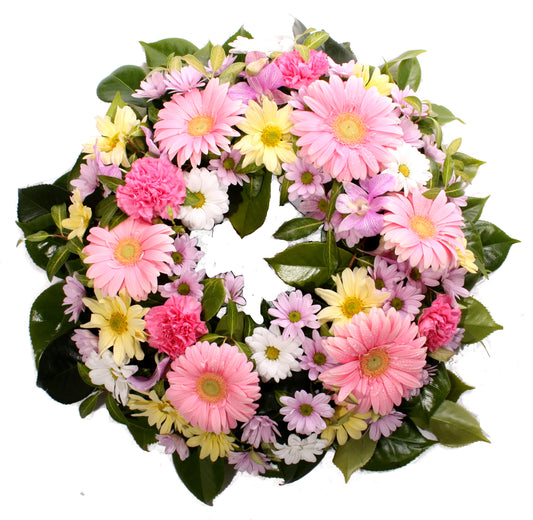 Funeral Wreath Pink