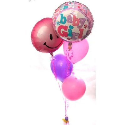 It's a Girl Balloon Bunch.