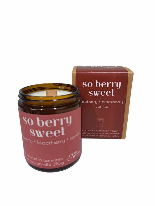So berry sweet candle