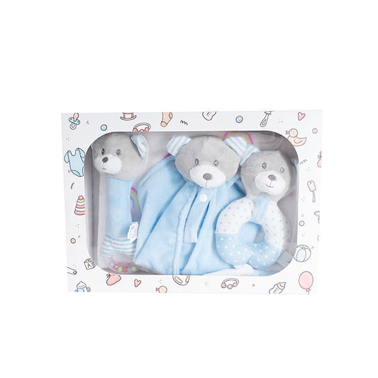Copy of Baby Gift Pack Bear Accessories And Blanket Baby Blue