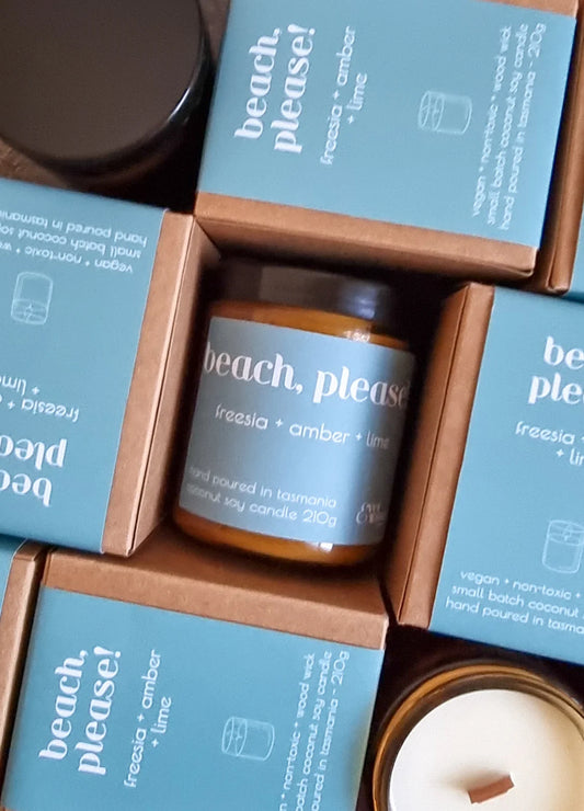 Everwood candle Beach please