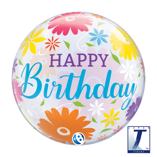 Bubble balloon Happy birthday