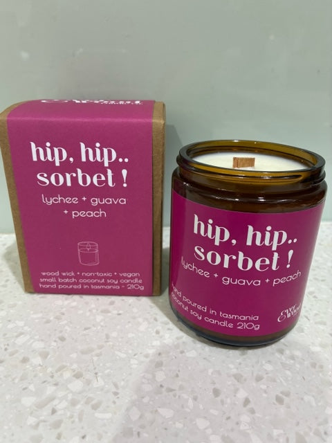 Everwood candle-Hip Hip Sorbet