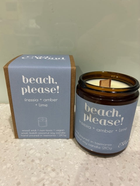 Everwood candle-Beach please