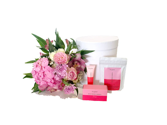 Wild Rose Pamper Pack with Posy