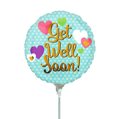 Get Well Balloon 18in. Helium